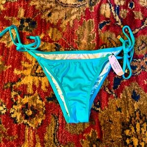 Victorias Secret Blue Bikini Bottoms